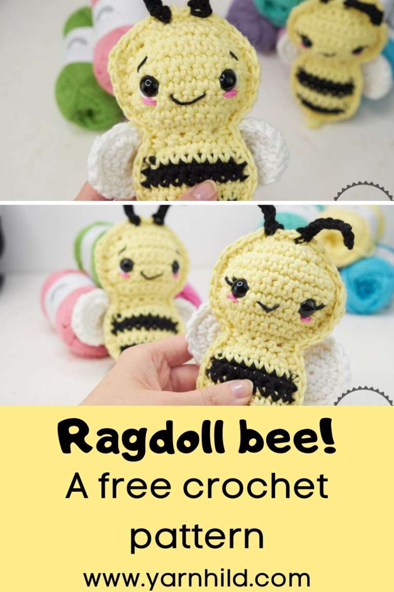 Crochet Bee Pattern Free Written Pattern And Video Tutorial