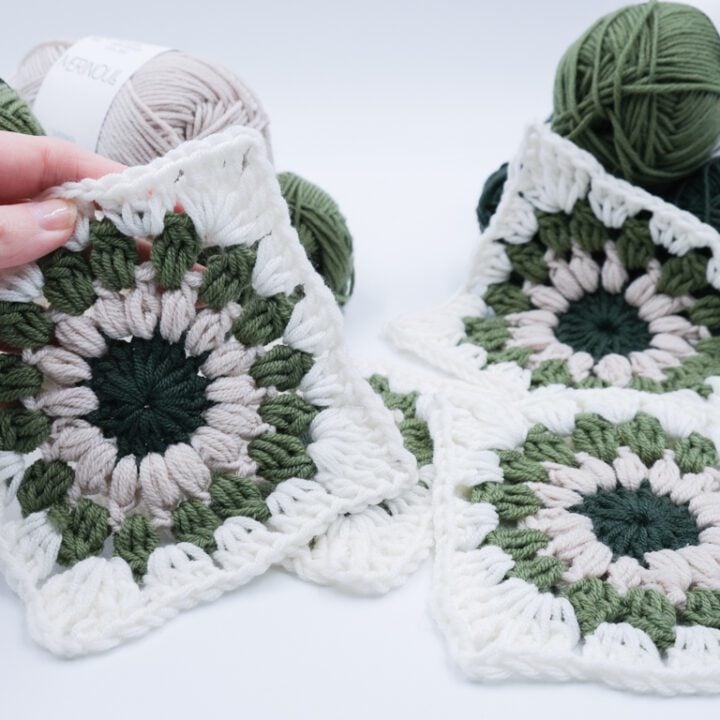 Sunburst granny square