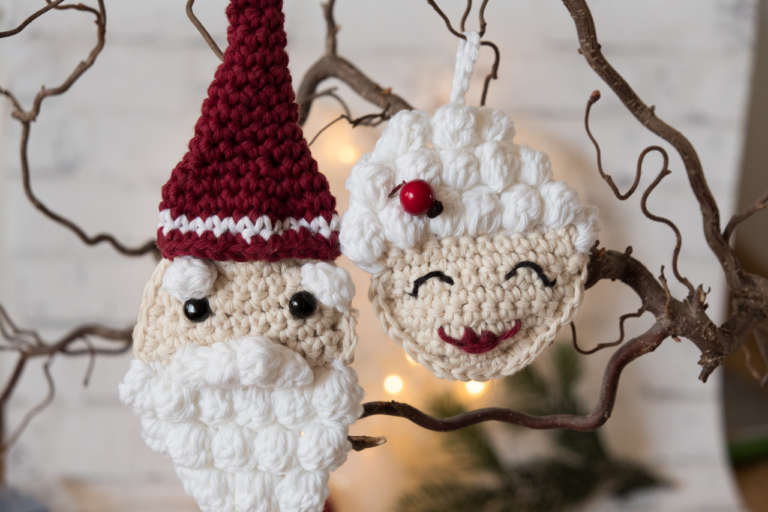 Mrs. Claus crochet ornament - and Norwegian Christmas traditions
