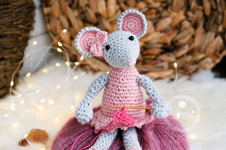 Gratis Häkelanleitung, häkelmaus