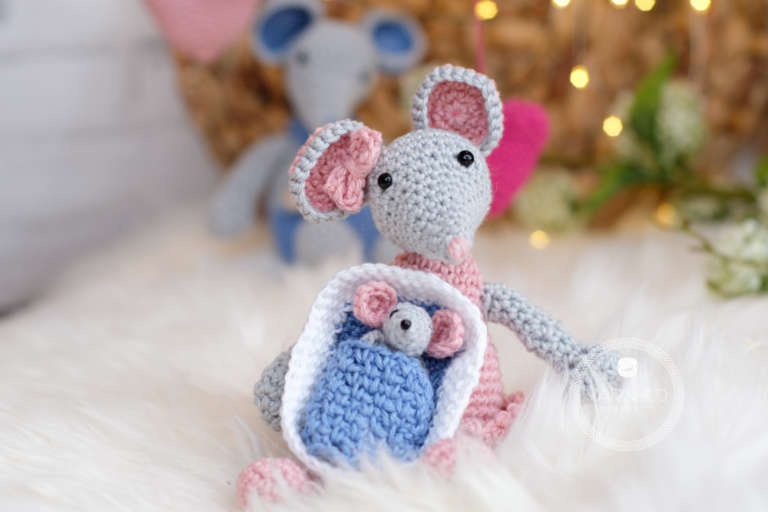 Gratis Häkelanleitung Babymaus