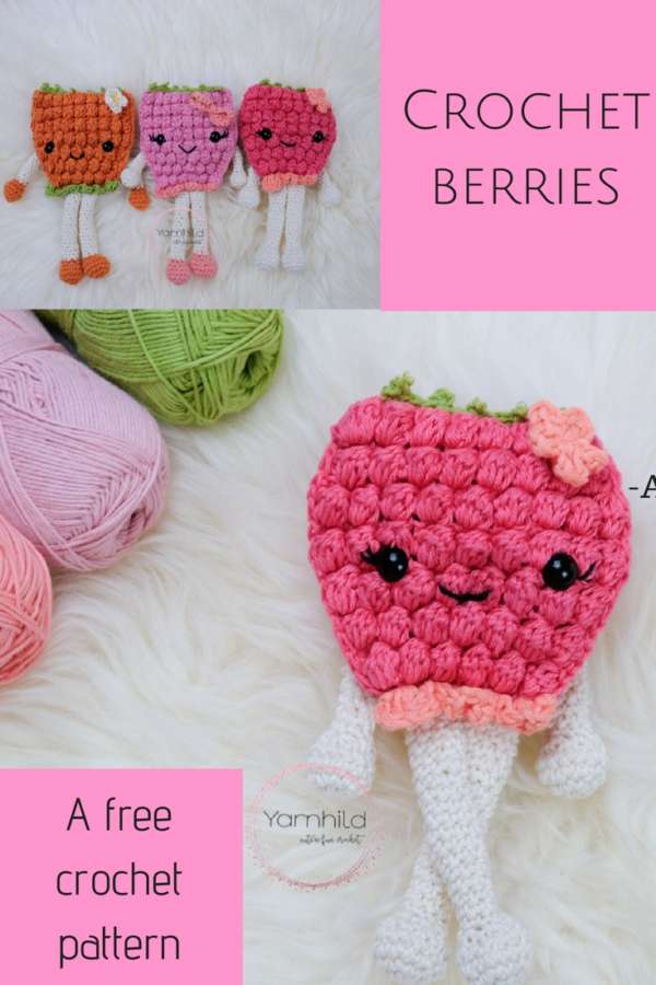 Crochet Berry Pattern - A free crochet pattern - Yarnhild.com