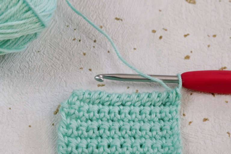 How to crochet the crab stitch