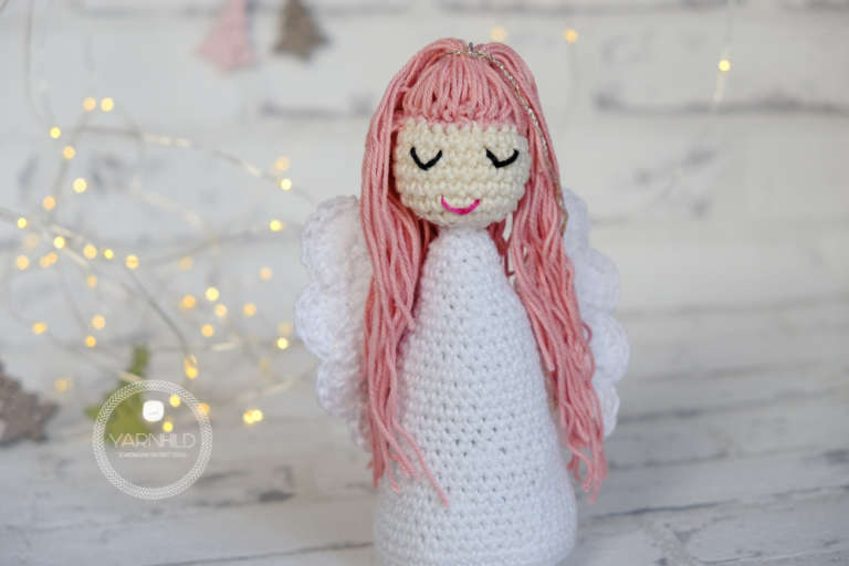 Elsa the snow angel - English and Norwegian pattern