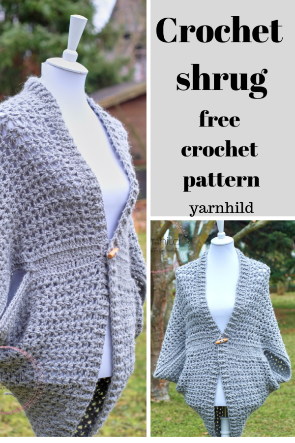 Crochet Shrug - Wrap me Tender — free crochet pattern by Yarnhild