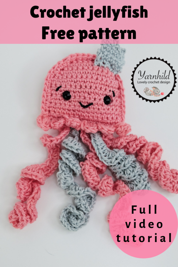 Crochet jellyfish video tutorial — Crochet the cutest jellyfishes!