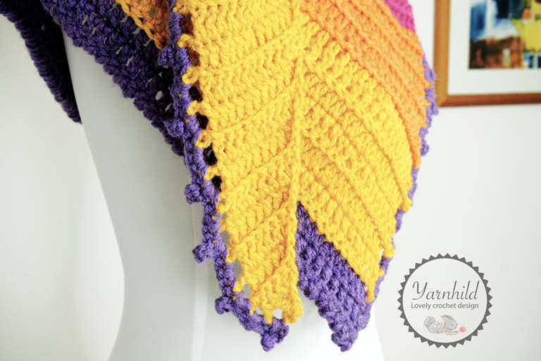 Beginner crochet shawl