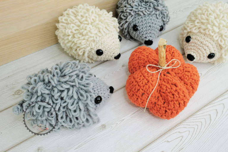 Häkelmuster Igel - Hekleoppskrift pinnsvin - DE/NO