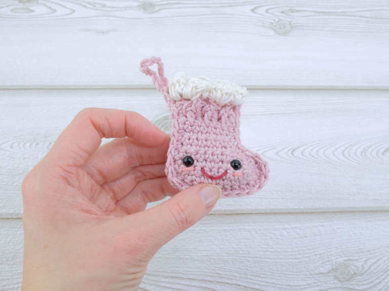 Christmas stocking ornament