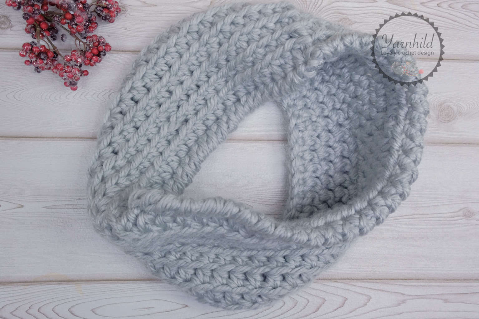 The cozy ridge cowl — Easy and quick crochet cowl pattern