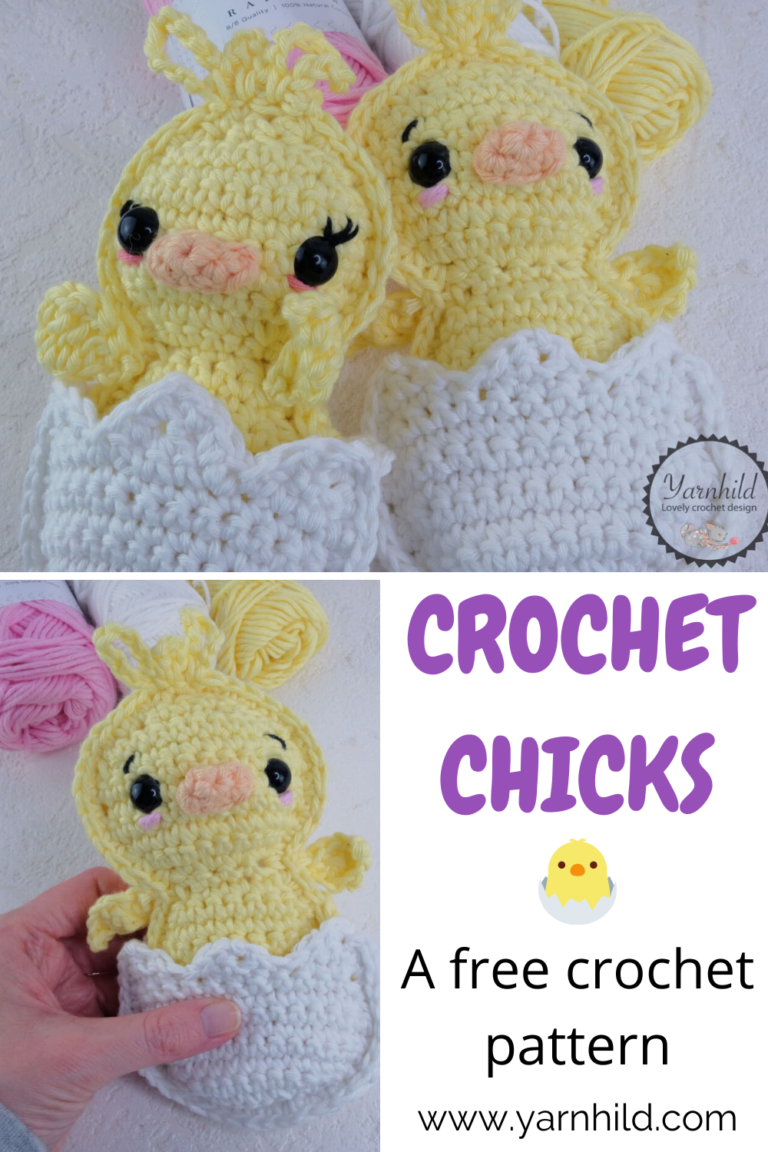 Easter chick pattern — Free pattern for crochet ragdoll chicks