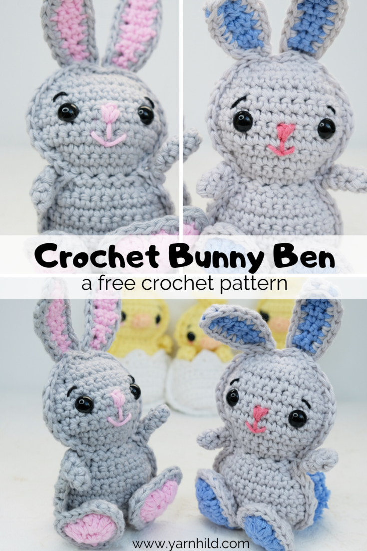 Crochet ragdoll bunny- Easy crochet bunny - Video tutorial and free pattern