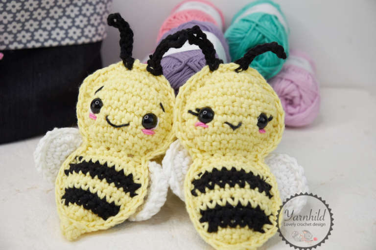Crochet bee pattern