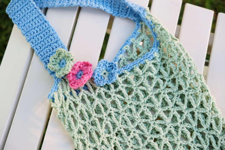 Crochet market bag - The Dina bag
