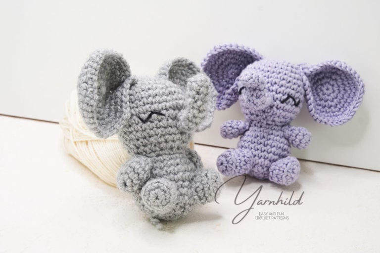 How to crochet an elephant
