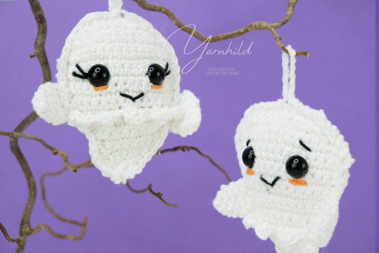 Crochet ghost - Halloween CAL