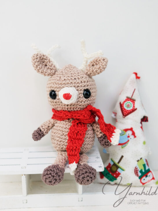 crochet reindeer