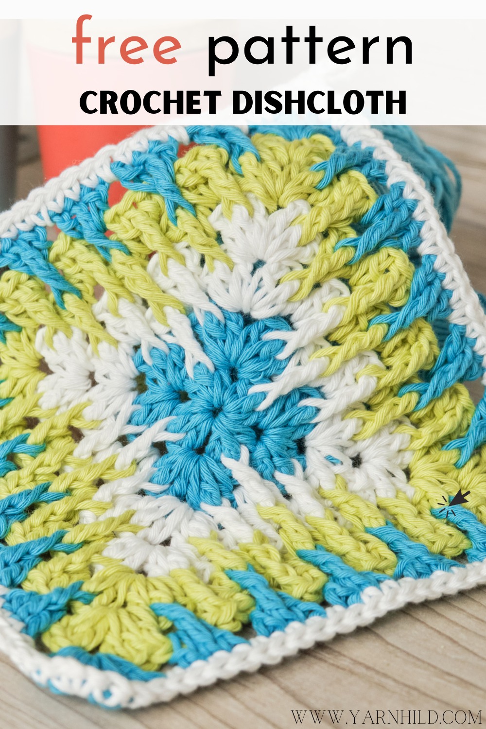 The mosaic granny square — Free crochet video tutorial