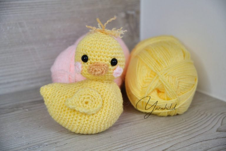 Crochet duck pattern - Eddy the duck