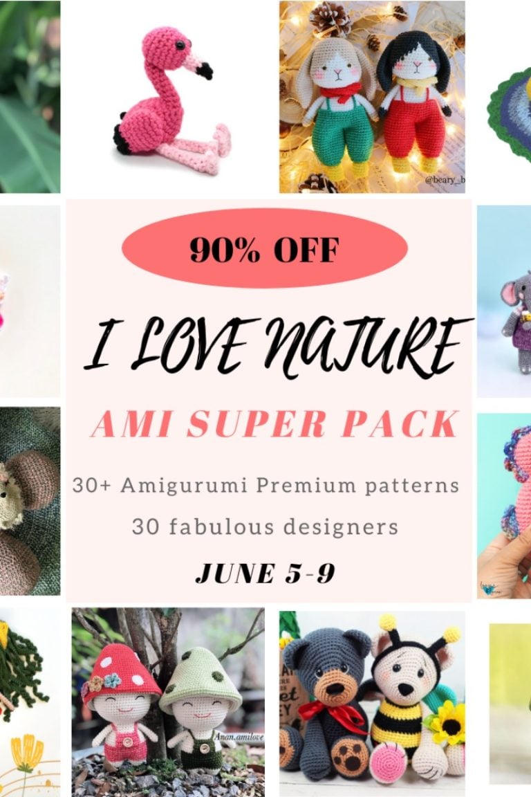 I love nature amigurumi bundle