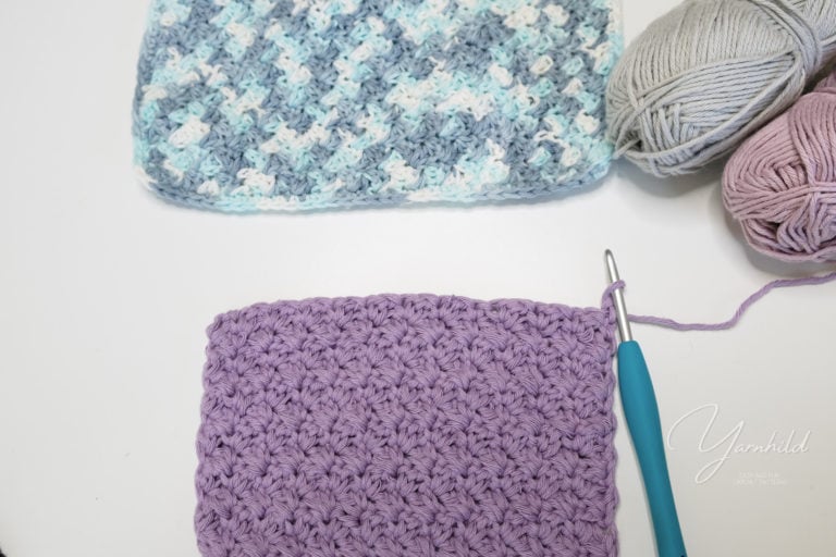 How to crochet the grit stitch