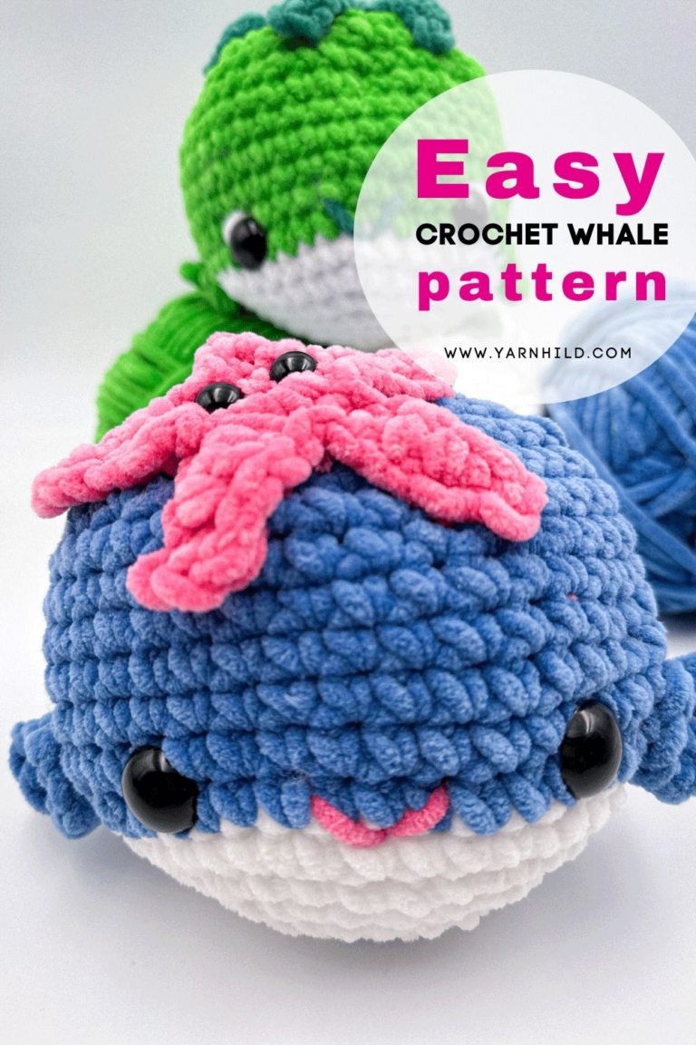 Free Crochet Sea Star Whale Amigurumi Pattern!