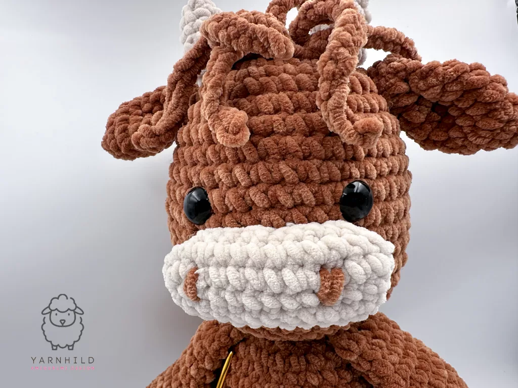 crochet highland cow