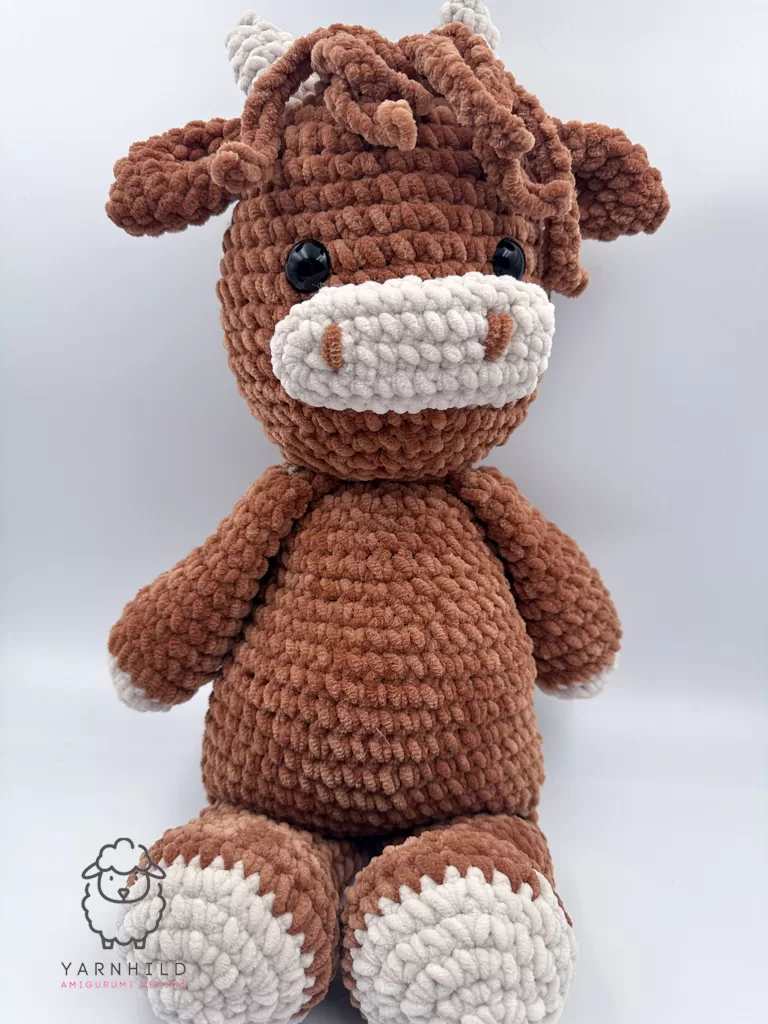 crochet highland cow