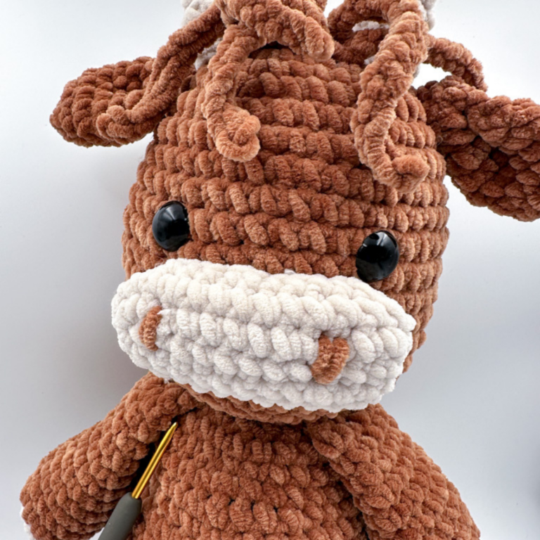 Fergus the Crochet Highland Cow