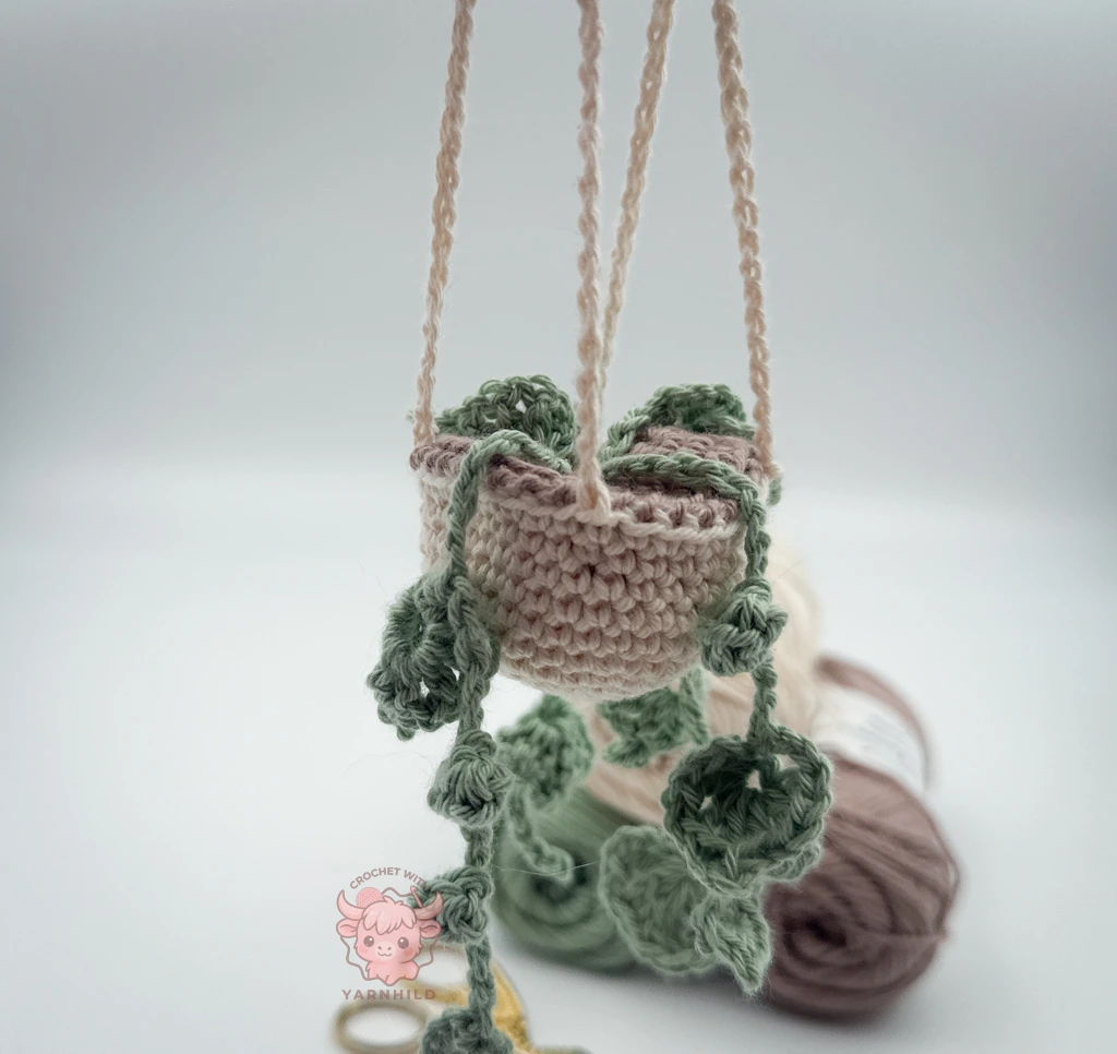 crochet hanging plant