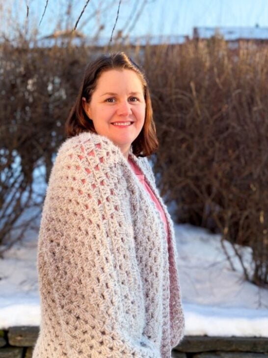 Crochet Hexagon Cardigan Tutorial (No-Sew & Beginner Friendly)