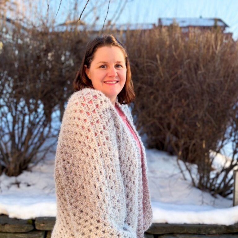 Hexagon Cardigan häkeln – Anleitung für eine einfache Hexagon Cardigan