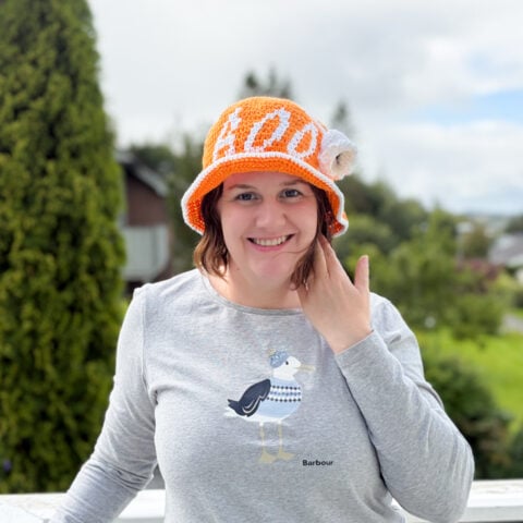 The Crochet BOO! Bucket hat